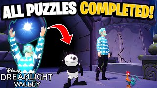 How to UNLOCK OSWALD ( ALL PUZZLES SOLVED) | Dreamlight Valley
