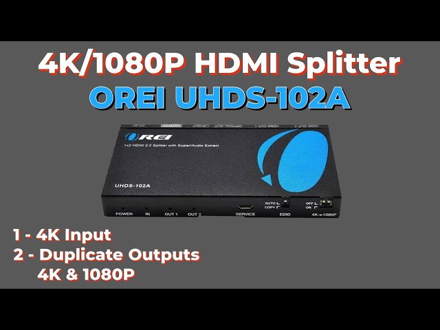 2x2 HDMI Splitter : 2-In 2-Out, UltraHD 8K, EDID (BK-22)