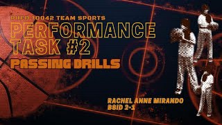 Famous Performance Task No. 2 | Passing Drills Wealth
