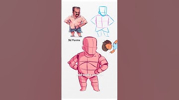 How I Draw in 3D? With Forms!