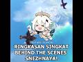 RINGKASAN SINGKAT BEHIND THE SCENES SNEZHNAYA! #shorts #genshinimpact