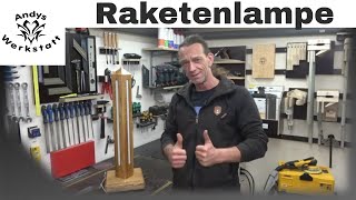 Raketenlampe / Balkenlampe mit LED Streifen