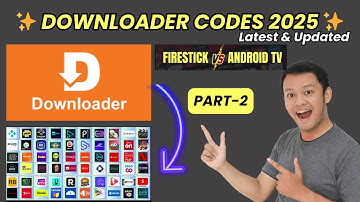 ✨ Latest & Updated Firestick and Android Tv Downloader Codes 2025 (Part- 2)✨