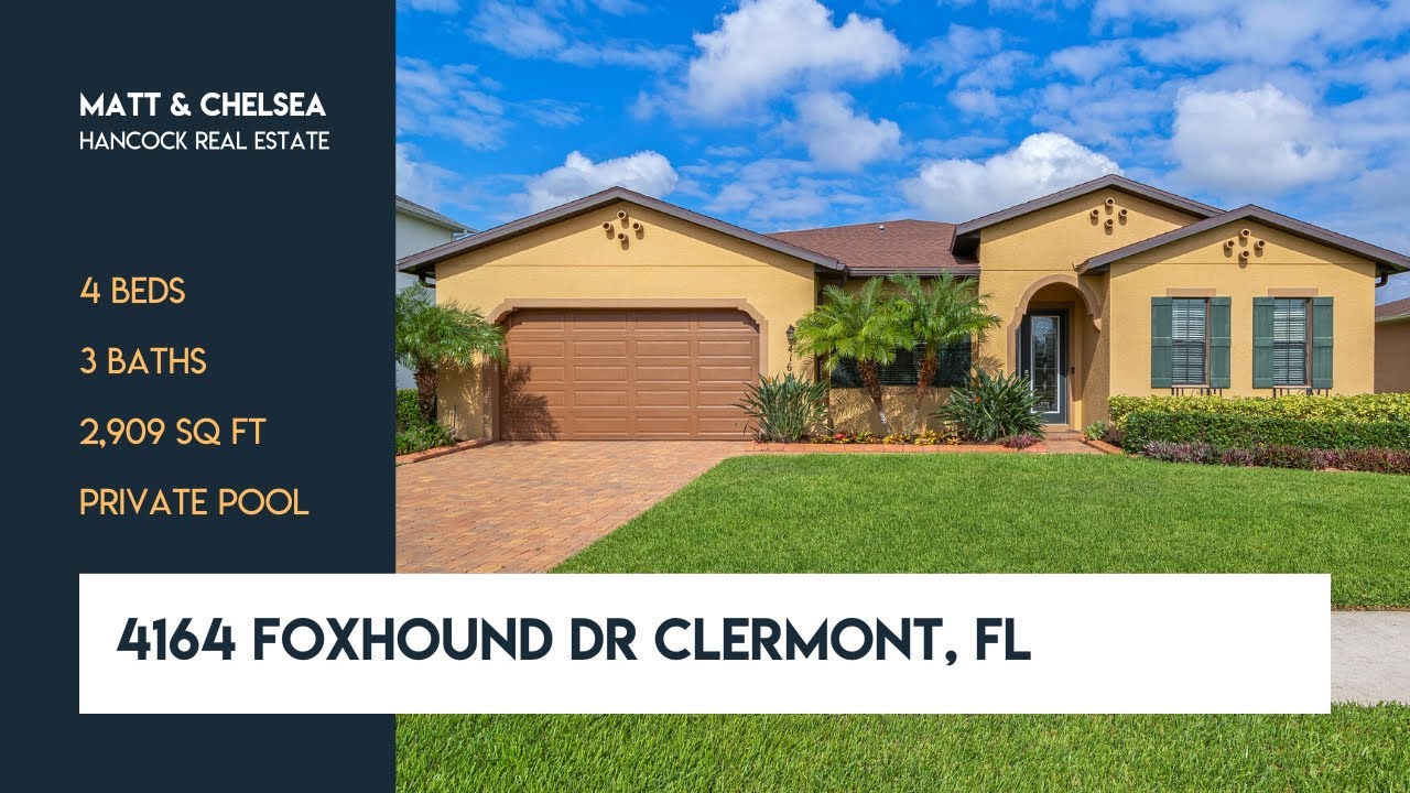 4164 Foxhound Dr Clermont, FL 34711 in Hunters Run Home Walkthrough