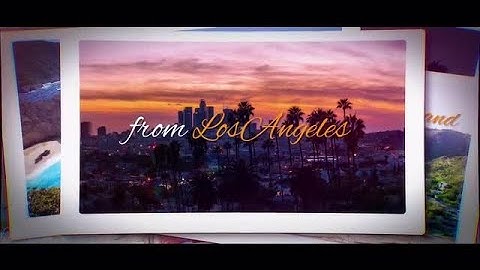 Falling Polaroid Photos After Effects Templates