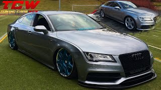 Bagged V6 Audi A7 on Bentley Wheels Tuning Story by Arron