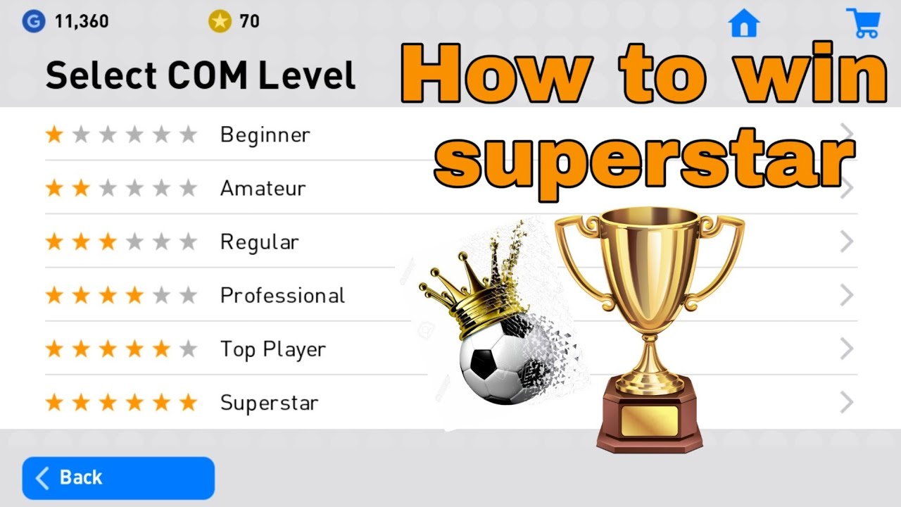 How to WIN SUPERSTAR easy in Pes2019 Mobile 💪