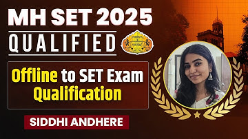MH SET Life Science Toppers Interview 2025 | Siddhi