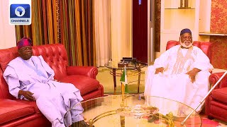 'Let's Give Peace A Chance', Says Abdusalami Abubakar After Meeting With Tinubu In Aso Villa