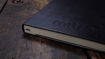 Debossed Moleskine notebooks