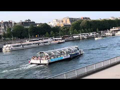 Paris Canal, Tourist spot, by boat#asmr # canalboat#touristplace