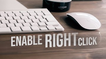 How to Enable Right Click on Magic Mouse (tutorial)