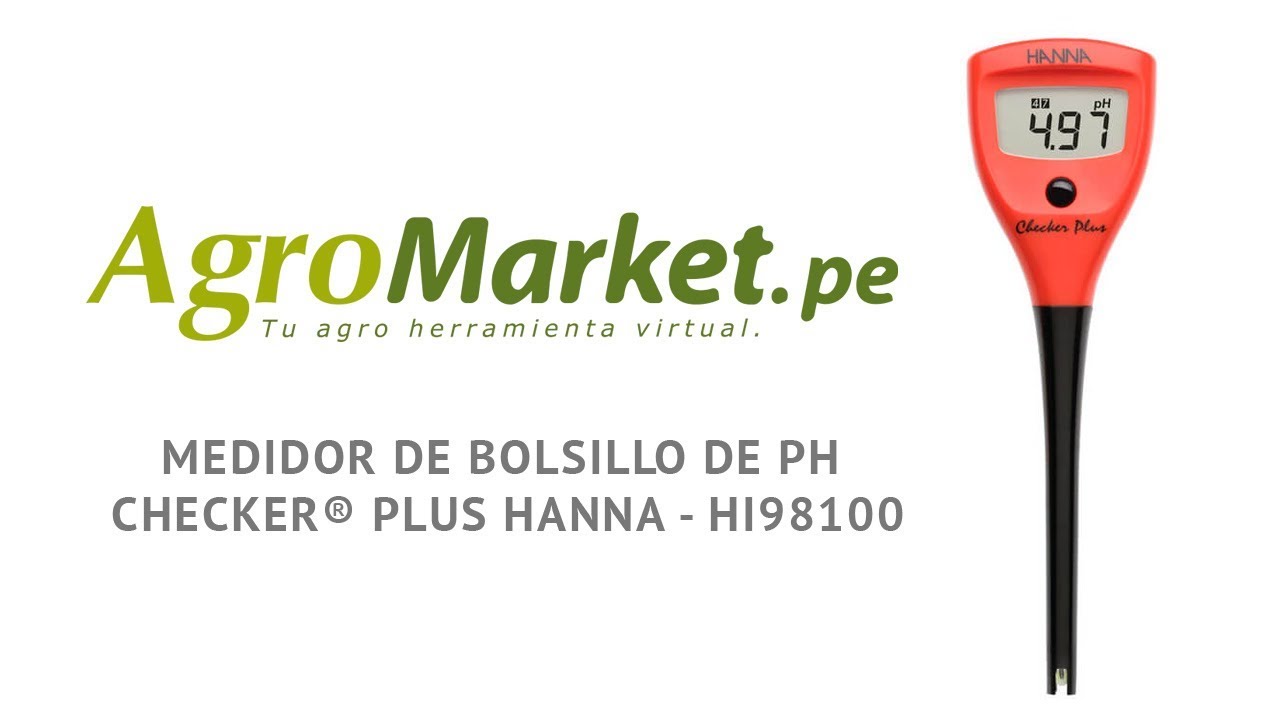 Medidor de bolsillo de pH Checker® Plus