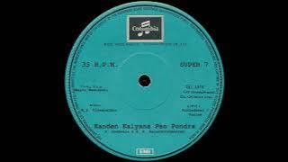 [Cleaned] Mayor Meenakshi | MSV | 1976  |  Kanden Kalyana Pen Pondra | PS & SPB [CCB0107]