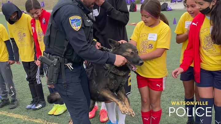 Ofc. Ayala and K-9 Axel have their first in-person...