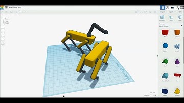 ROBOT DOG SPORT, KNOW TO DESIGN ON TINKER CAD