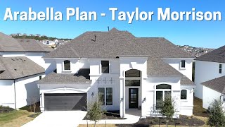 Arabella Floor Plan I 4000+ Sq Ft built by Taylor Morrison in Leander, TX - Travisso