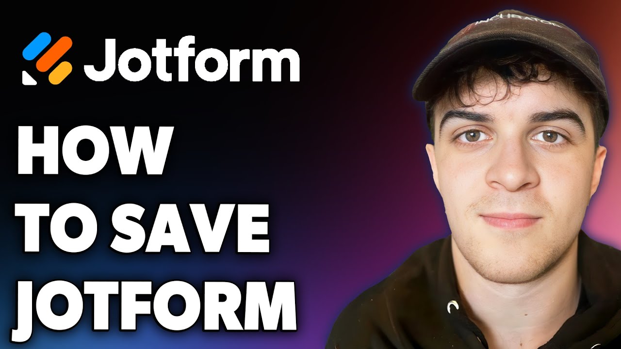 How to Save Jotform (Full 2024 Guide) - YouTube
