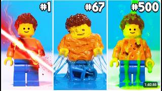 500 Ways To DESTROY a LEGO Minifigure   MasterBuilders 1080p, h264