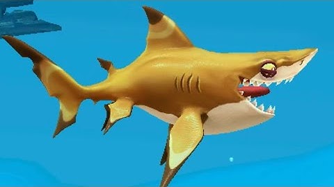 Hungry shark world - Gameplay PlayThrough part 4 - Reef shark (IOS Android)