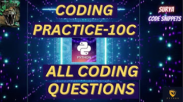 Coding practice-10C | | CCBP | NxtWave CCBP 4.0 |Python Coding | Python