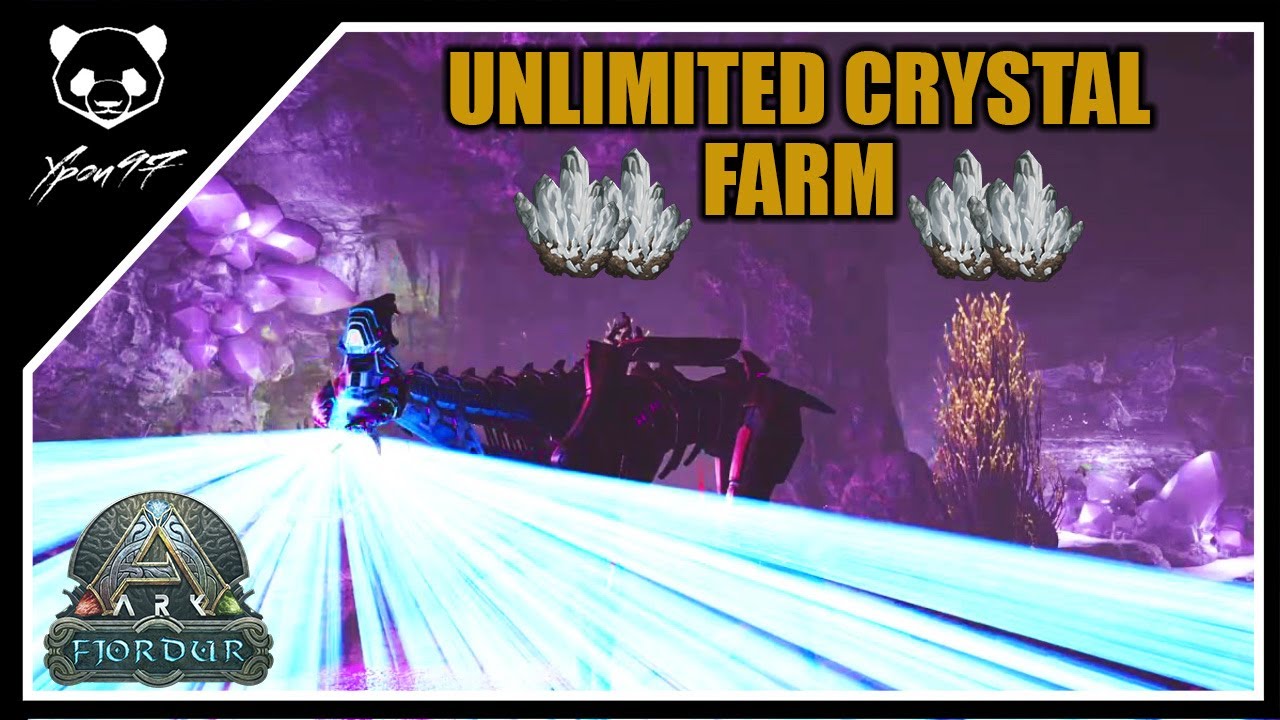 How To Get Unlimited Crystal In Fjordur ARK Survival Evolved YouTube