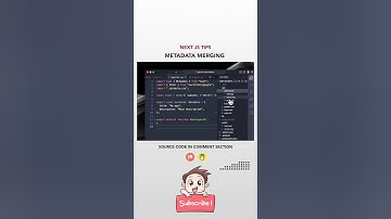 🚀Next.js 14 Metadata Merging #nextjs14 #nextjs #nextjstutorial #meta #metadata #tipsandtricks #tips