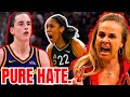 Aces coach becky hammon oozes hatred over caitlin clarks wnba popularity aja wilson jealous