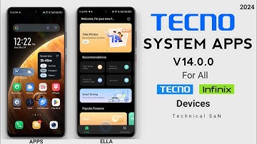 Tecno HiOS 14 System Apps Update For All Tecno and Infinix Devices 🔥