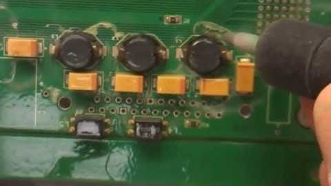 Removal of Conformal Coating using a Vaniman Micro Sandblaster