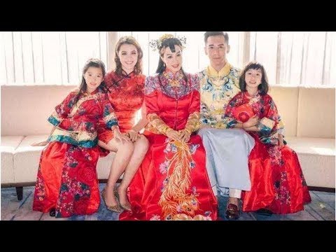 张伦硕疑当爸 48岁钟丽缇与家人逛街肚凸飘孕味(组图)