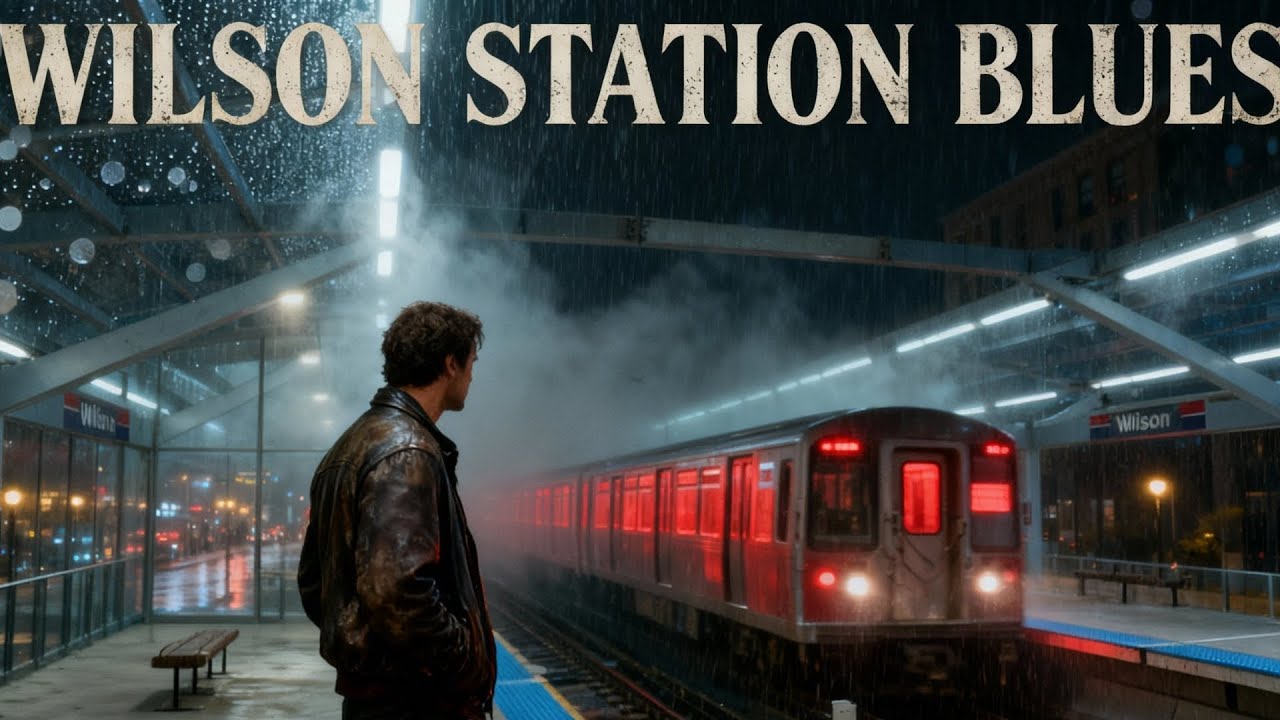 Wilson Station Blues | Lost Love Chicago Red Line | Emotional Blues Song |Original by NeonDeltaBlues