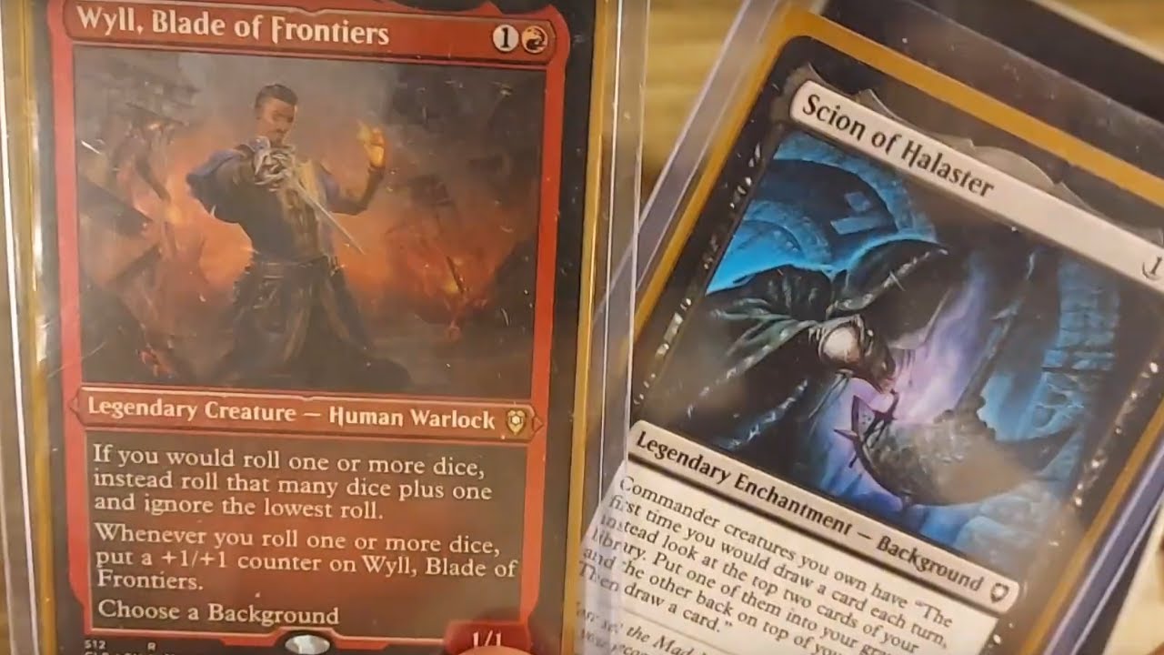Wyll, Blade of Frontiers w/ Scion of Halaster Background - My Dice ...