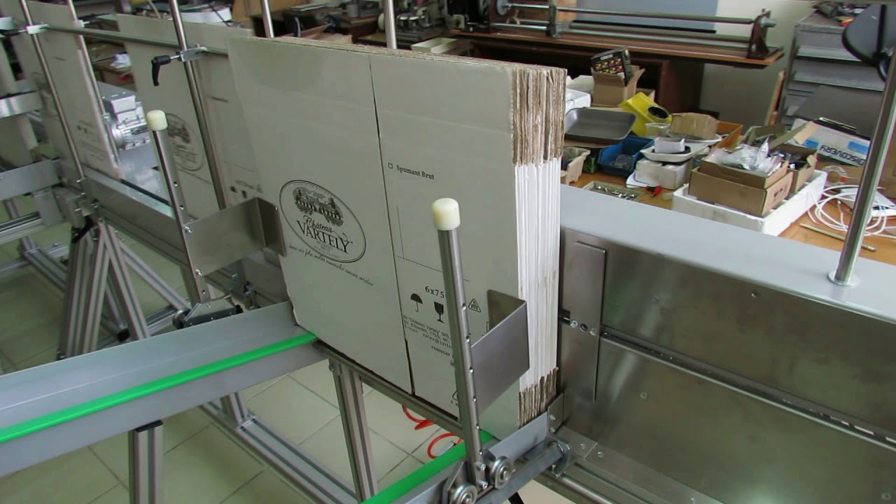 Instalație de marcare a cutiilor