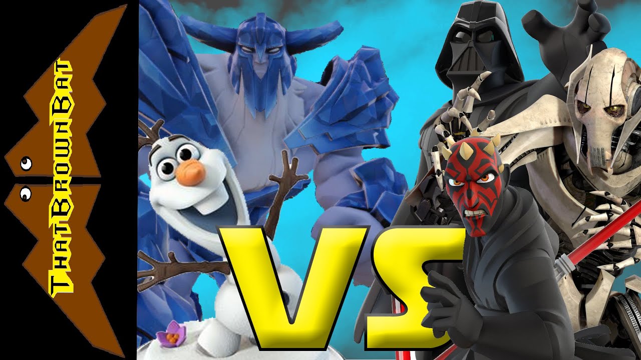 Toybox Rumble EP021 - Olaf & Frost Giants VS. DarthVader, DarthMaul, & Gen.Grievous