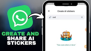 How to Create & Share AI-Generated Stickers in WhatsApp in SECONDS!