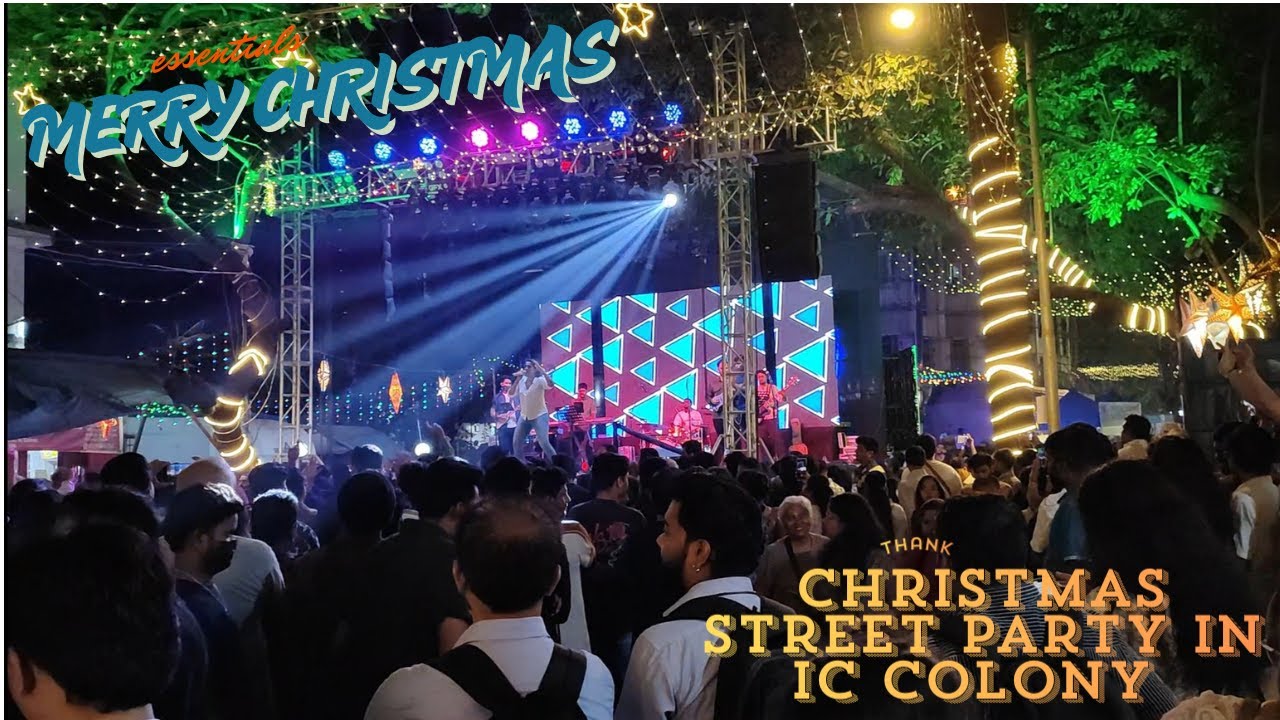 Christmas Night Goes Crazy 🎧🔥 | IC Colony Borivali Street Show 