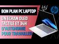 Bon plan PC laptop HP OmniBook 5 14 he0011nf OLED 14" FHD+ tactile, 32Go LPDDR5X, Snapdragon X Plus