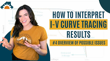 How to Interpret I-V Curve Tracing Results #4: I-V Curve Possible Issues