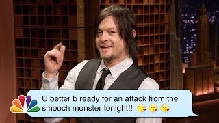 Norman Reedus (Daryl from The Walking Dead) Reads Romantic Texts Messages