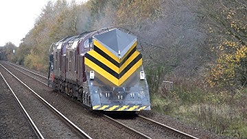 Class 37s Shunting Snow Ploughs at Eastriggs: Preparing for the Winter Season 10 Nov 25