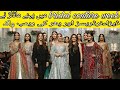 Bridal couture week main designer dresses pehen k moddles ki ramp walk#bcw#fashion trending.