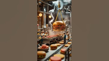 AI Mini Food Workers in Action! Watch Them Cook & Serve!