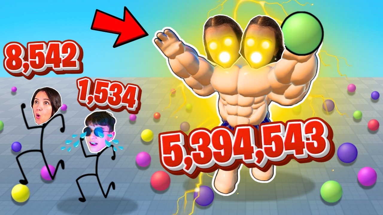 KASLI ECE DEV ADAMI YEDİ😊AYŞEM ECE ARI💥ARIGİLLER🐝ROBLOX EAT PIZZA GROW GIGACHAD