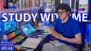 STUDY WITH ME LIVE POMODORO | 10 HOURS STUDY CHALLENGE ✨ Harvard Student, Relaxing Rain Sounds