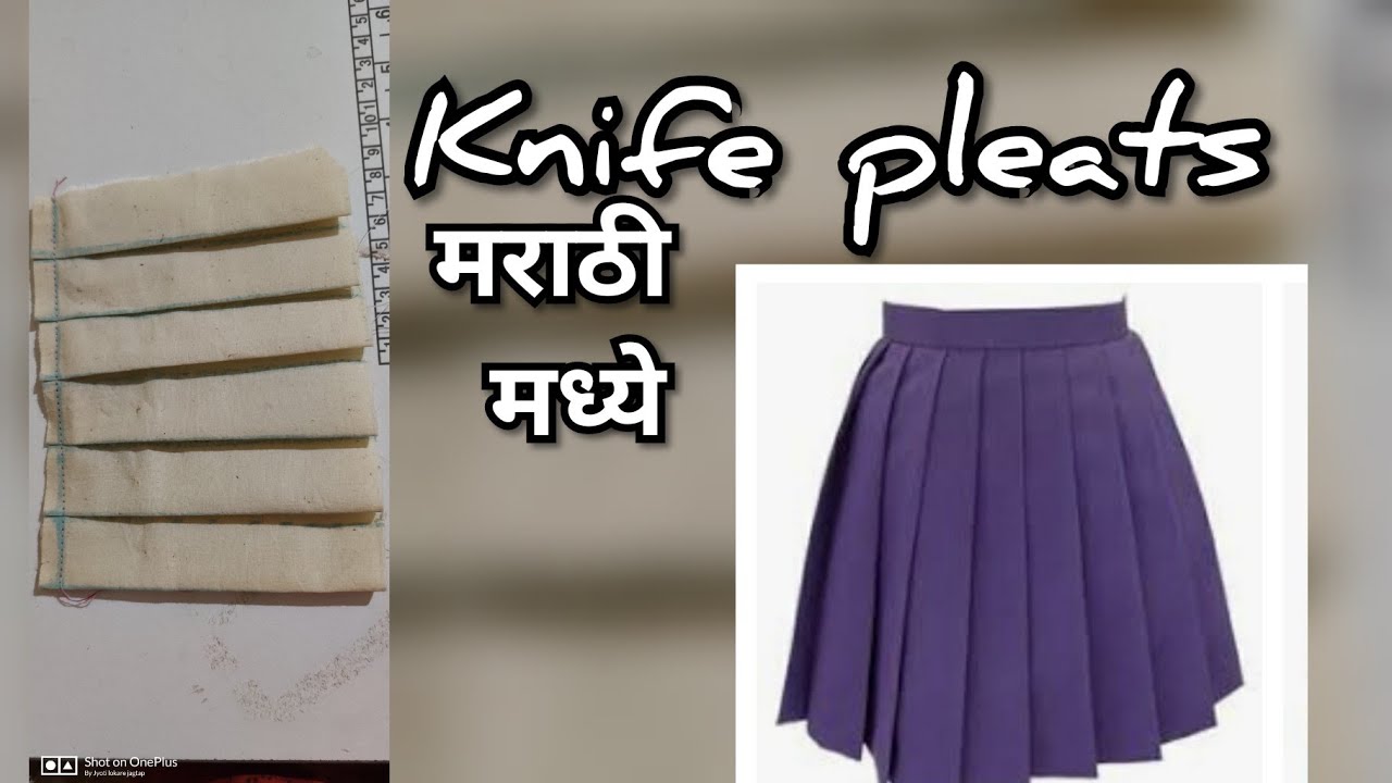 Knife pleats YouTube