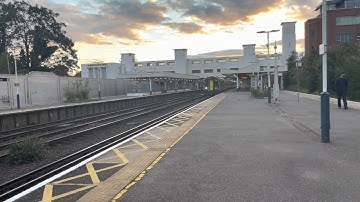 SWR class 159 passing surbiton for London waterloo