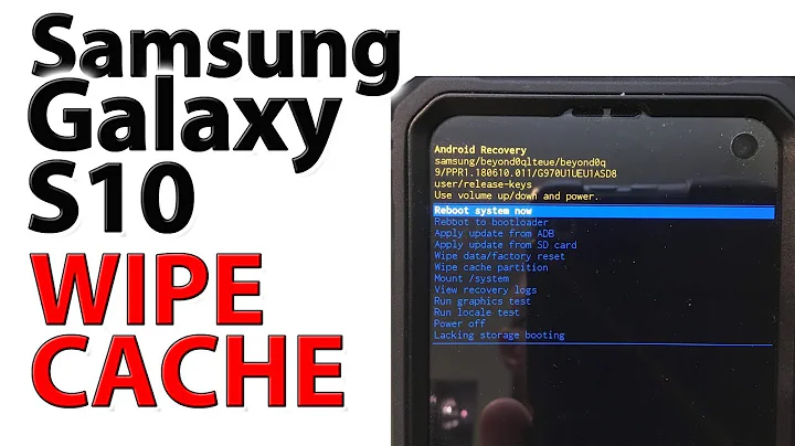 How to reset cache partition on Samsung Galaxy S10