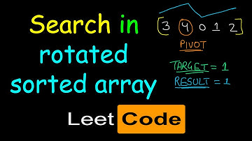 Search in rotated sorted array | Leetcode #33