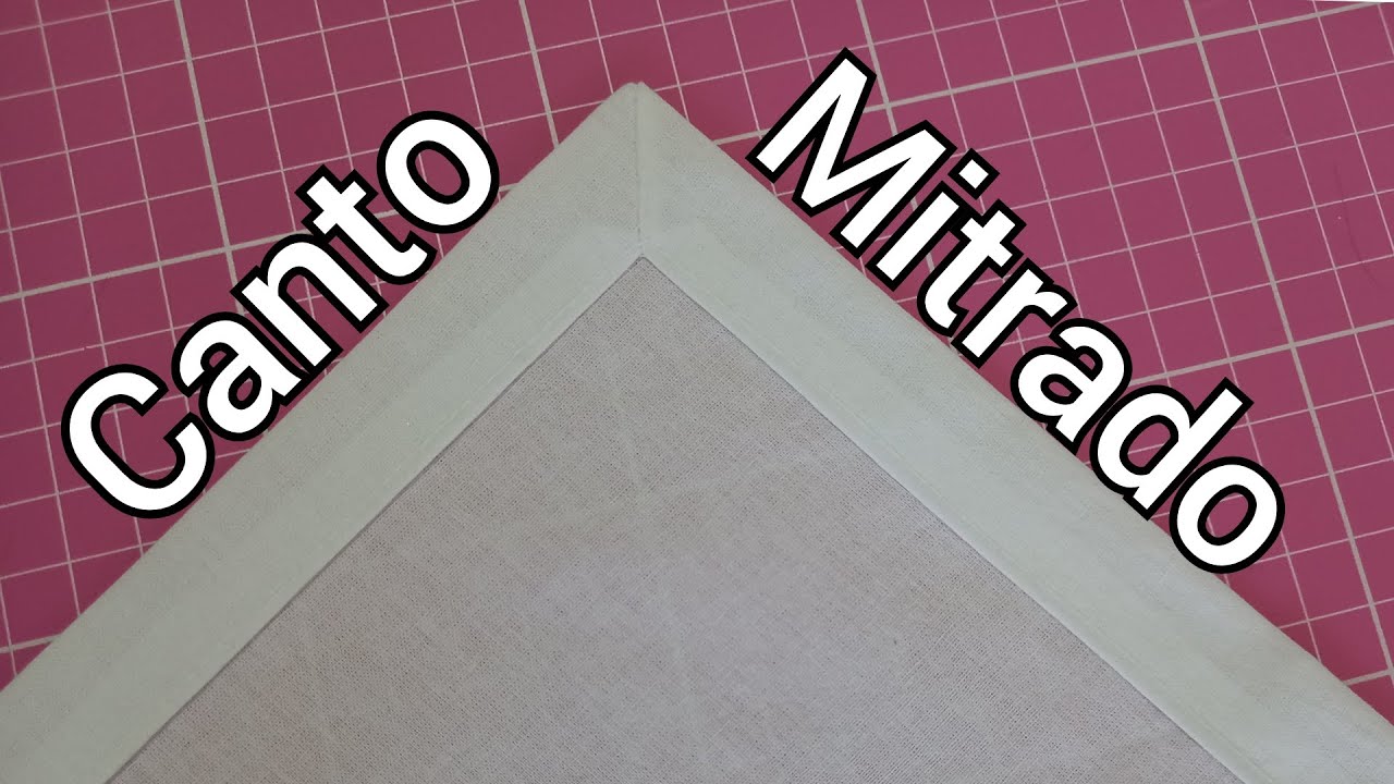 Guardanapo com canto mitrado super fácil